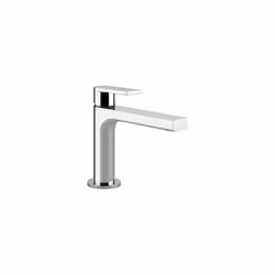 Gessi Emporio Via Manzoni 1x mitigeur monocommande de lavabo sans déchets pop-up tuyaux de raccordement 3/8 Saille 128 mm