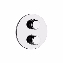 Gessi Goccia 1x ensemble prêt à monter pour mitigeurs thermostatiques encastrés avec 1 sortie sur le dessus pour corps caché  ...