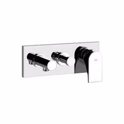 Gessi Emporio Via Solferino 1x ensemble prêt à monter pour mitigeur monocommande de baignoire avec déviateur à 2 voies et cou ...