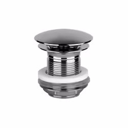 Gessi 1x vanne de vidange 1 1/4 avec vidange ouverte pour les lavabos sans trop-plein, longueur de larbre 60mm