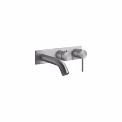Gessi 316 1x kit prêt à poser pour mitigeur monocommande de baignoire encastré, cartouche dinverseur 2 voies, une rosette