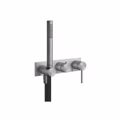 Gessi 316 1x ensemble prêt à monter Mitigeur monocommande pour douche ou baignoire à corps caché 54139 une rosette avec carto ...