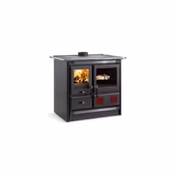 La cuisinière à bois en acier Rosa L 5.0 Steel de la marque La Nordica est un appareil qui vous permettra de chauffer votre l ...