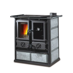 La Nordica Rosetta poêle Pose libre Bois de chauffage Noir, Gris