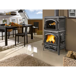 La Nordica Isotta Forno Evo poêle Pose libre Bois de chauffage Anthracite