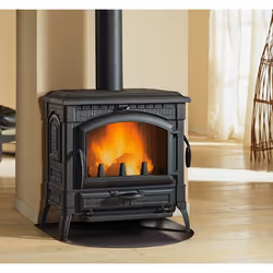 La Nordica Isotta Evo poêle Pose libre Bois de chauffage Noir