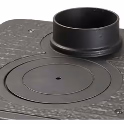 La Nordica Gemma poêle Pose libre Bois de chauffage Noir, Gris