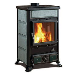 La Nordica Rossella R1 poêle Pose libre Bois de chauffage Noir, Gris