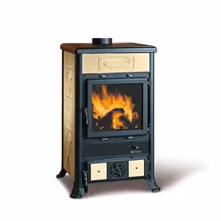 La Nordica Rossella R1 BII, Pose libre, pierre, Bois de chauffage, 252 m³, 80%, 12 Pascal