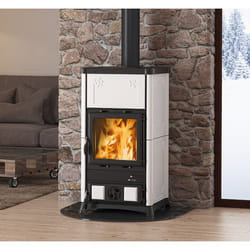 La Nordica FEDORA poêle Intégré Bois de chauffage Blanc