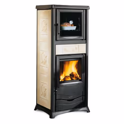 La Nordica Rossella Plus Forno EVO, Pose libre, Sable, Bois de chauffage, 260 m³, 86%, 2,4 kg/h