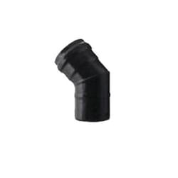SAVE Fumisteria Plus PN804 Coude conduit de cheminée Noir