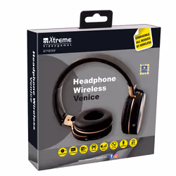 Xtreme Venice, Avec fil &sans fil, Casque, Noir