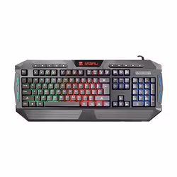 Xtreme Game Keyboard Maru, Taille réelle (100 %), USB, Clavier à membrane, QWERTY, LED RGB, Noir