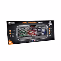 Xtreme Game Keyboard Maru clavier USB QWERTY Italien Noir