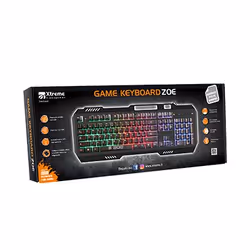 Xtreme 34642 clavier USB QWERTY Italien Noir
