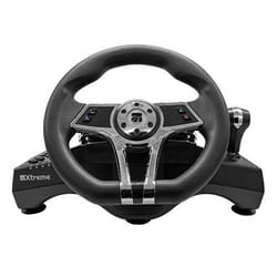 Xtreme 90428 accessoire de jeux vidéo Noir Volant + pédales Analogique/Numérique PlayStation 4, Playstation 3
