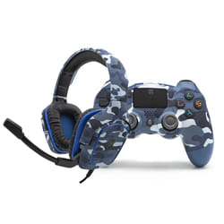 Xtreme 90432 accessoire de jeux vidéo Bleu Bluetooth Manette de jeu Analogique/Numérique PlayStation 4