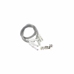 Kit bougies allumage cuisson livrees par 4 pieces + clips WC160A