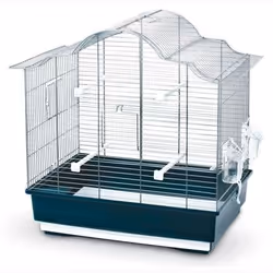 KERBL Cage a oiseaux Gabbia Sophia - 57x36x56cm - Bleu fonce