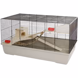 Cette cage pour petits animaux Gabbia de la marque Kerbl offre un endroit privé et sûr pour que votre animal de compagnie bie ...