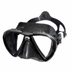 Masque de plongée - Cressi - Lince 2 Black - Adulte - Mixte - Volume interne réduit