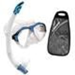Cressi  Matrix - Gamma Masque et Tuba plongée sous-ensemble - Clear/Bleu - DS302501