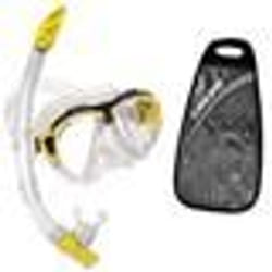 Cressi Matrix and Gamma Kit masque/tuba Jaune - DS302504