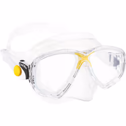 Cressi Marea, Unisexe, Taille unique, Transparent, Jaune, Transparent, Transparent, Silicone