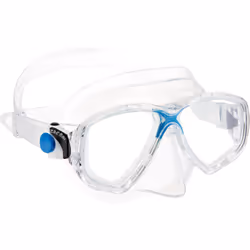 Cressi Marea, Unisexe, Taille unique, Bleu, Transparent, Transparent, Transparent, Silicone