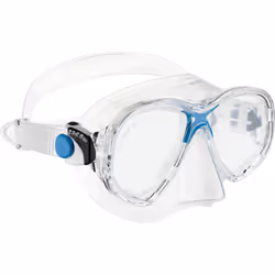 Cressi Marea Junior, Unisexe, Taille unique, Bleu, Transparent, Transparent, Transparent, Silicone