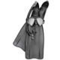 Masque de Plongée - Cressi - Pro Star - Palmes et Tuba - Noir - Set Professionnel