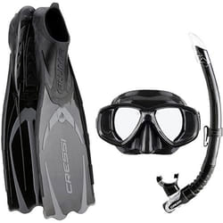 Sac Cressi PALAU avec Palmes Masque et Tuba - Plongée sous-marine - Adulte - Mixte