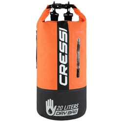 Sac à dos étanche - Cressi - Premium Dry Bag - 20L - Noir/Orange
