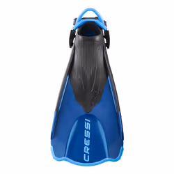 Cressi CA165244, Palmes de plongée, Noir, Bleu, Nylon, Caoutchouc, Réglable, L/XL, 44-47