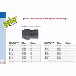 Les raccords à compression Gebo Plast en PP (polypropylène) sont conçus pour la construction de nouvelles canalisations et l' ...