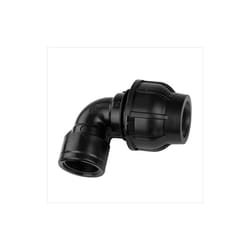 Gebo - pe tube raccord coudé 40 mm x 1 ''avec filetage dvgw 13134003