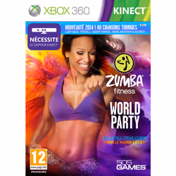 505 Games Zumba Fitness World Party, Xbox 360, Tout le monde, Support physique
