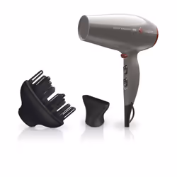 GA.MA Titan Keratin Diamond 3D, Gris, Monochromatique, Orifice de suspension, 1,7 m, 2300 W, 220-240 V