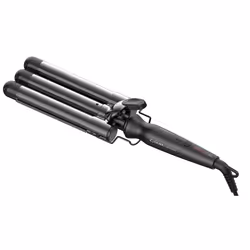 GA.MA Triferro Salon Curl, Fer à boucler, À chaleur, 140 °C, 220 °C, Noir, Titane