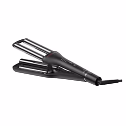 GA.MA Salon Waves Silk Chrome, Fer à friser, À chaleur, 160 °C, 220 °C, Noir, Titane
