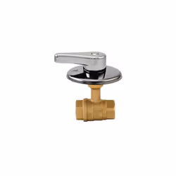 Entièrement en laiton embouti avec joints téflon - passage intégral. Taille 1/2"