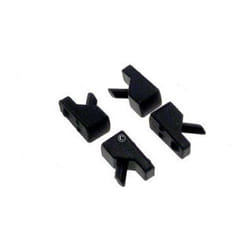 Lot de 4 patins en caoutchouc grille (484000000840) Plaque de cuisson bauknecht, ignis, ikea Whirlpool laden Whirlpool
