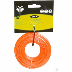 Description Produit Le fil de débroussailleuse AMA P06122 a une section carrée et un diamètre de 2,4 mm ; la bobine de 15 m g ...
