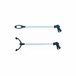 Tige de collecteur de dA chets 87 cm poignA e en aluminium jardin plage nettoyage