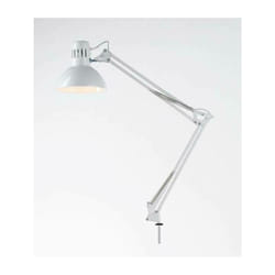Lampe de table snodable avec 60w morsetto attacco e27 white color 4025b