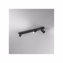 Plafonnier LED rond, ODDY, pour montage au plafond ou au mur. Dimensions : L.64 x L.7 x H.13 cm. Il se fixe au plafond ou au  ...