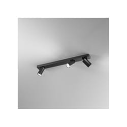 Perenz - Applique led ronde noire orientable oddy 3xGu10