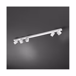 Plafonnier avec spots LED ODDY, à fixer au plafond ou au mur. Dimensions : L.120 x L.6 x H.12,5 cm. Il se fixe au plafond ou ...