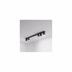 Plafonnier avec spots LED ODDY, à fixer au plafond ou au mur. Dimensions : L.120 x L.6 x H.12,5 cm. Il se fixe au plafond ou  ...